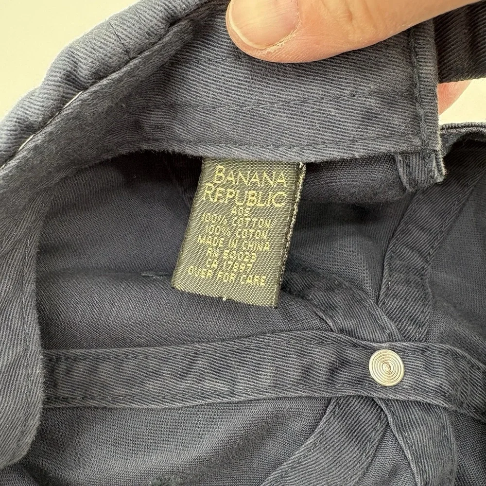 Vintage Banana Republic Baseball Hat Cap Adjustable Navy‎ One Size